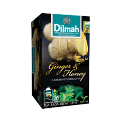 Dilmah Černý čaj Zázvor Med  20 x 2 g 